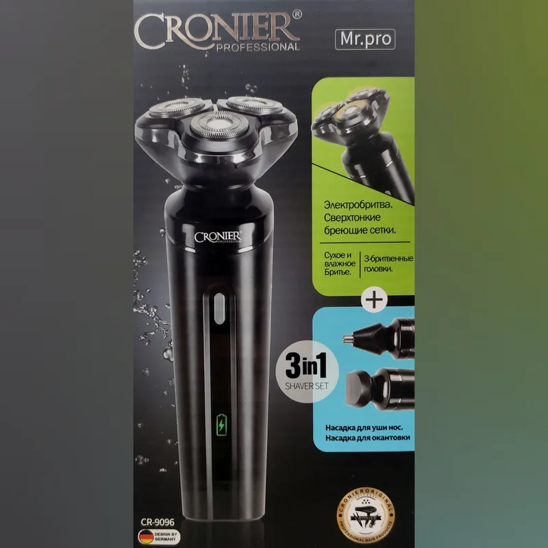 ماشین اصلاح موی صورت کرونیر مدل CR-9096 - تصویر 2