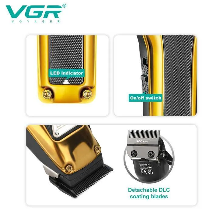 ماشین اصلاح موی سر و صورت وی جی ار مدل V-135 - تصویر 2