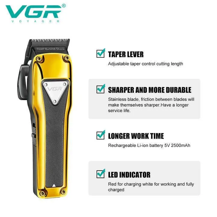 ماشین اصلاح موی سر و صورت وی جی ار مدل V-135 - تصویر 3