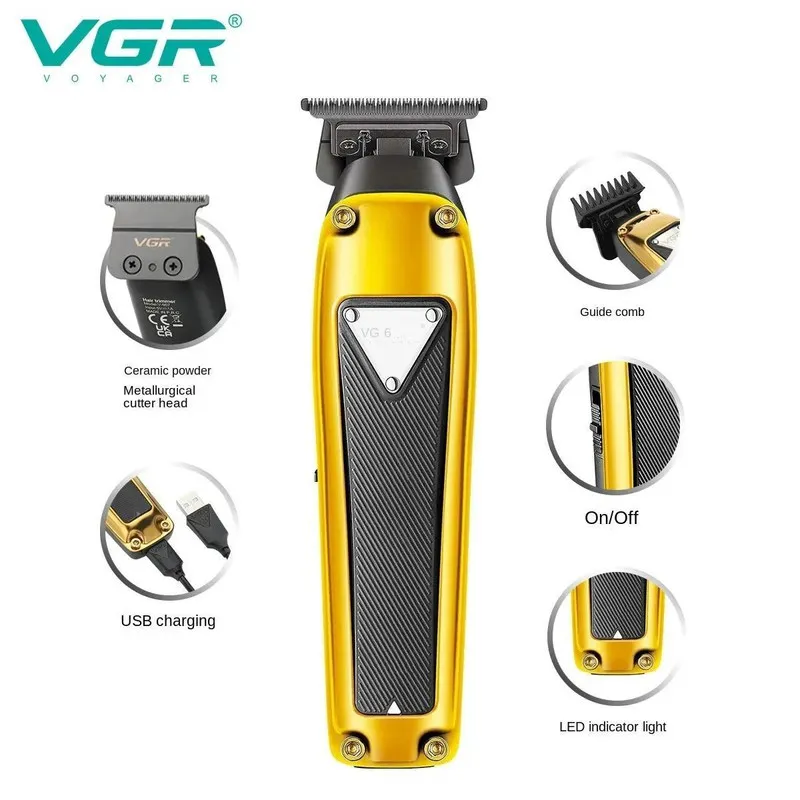ماشین اصلاح موی سر و صورت وی جی ار مدل V-135 - تصویر 4