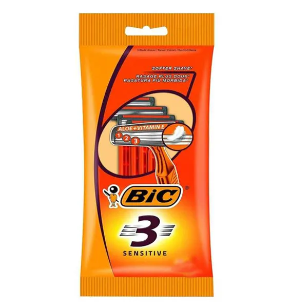 خود تراش بیک مدل SENSITIVE ALIOE بسته 3 عددی - تصویر 2