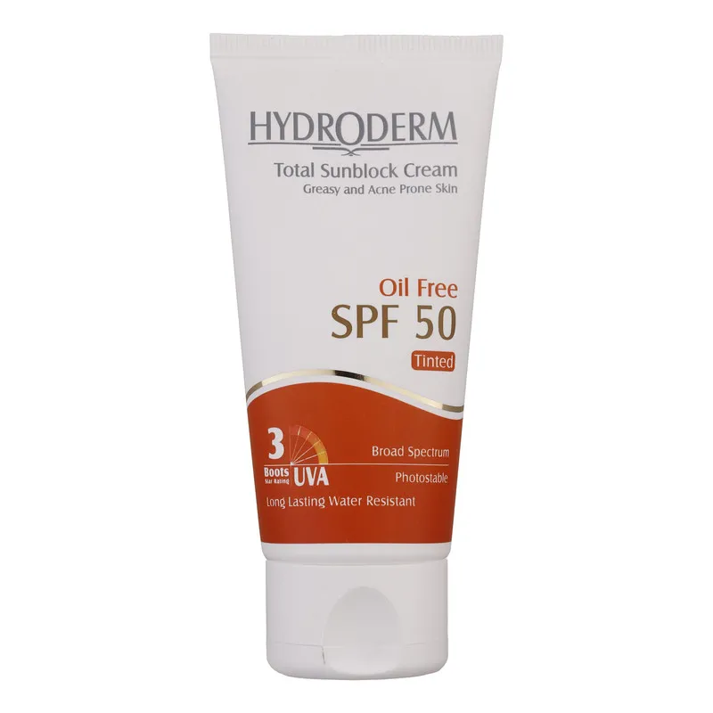 کرم ضدآفتاب هیدرودرم مدل Medium Beige SPF50، حجم 50 میلیلیتر - تصویر 2