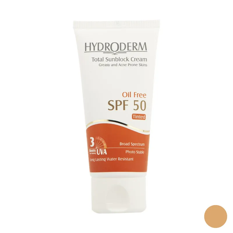 کرم ضدآفتاب هیدرودرم مدل Medium Beige SPF50، حجم 50 میلیلیتر - تصویر 3