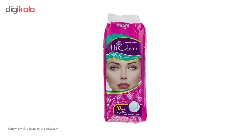 نوار بهداشتی های کلین مدل Pink بسته 10 عددی - تصویر 2