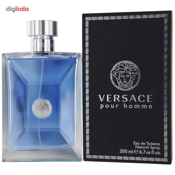 ادو تویلت مردانه ورساچه مدل Versace Pour Homme حجم 200 میلی لیتر - تصویر 3
