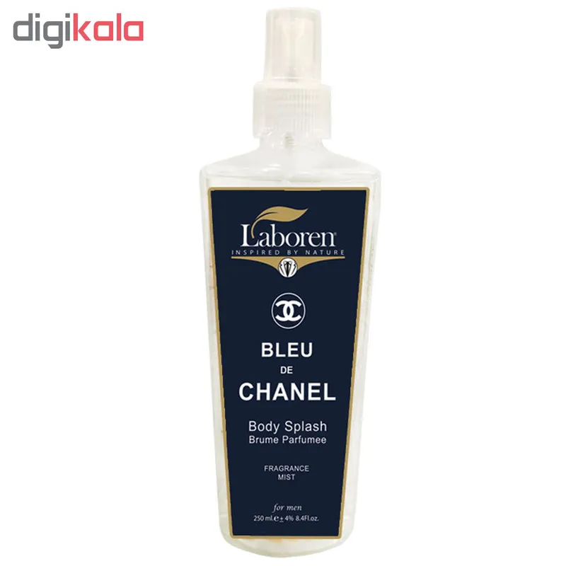 بادی اسپلش بلو شنل لابورن مدل Blue Chanel حجم 250 میلی لیتر - تصویر 5