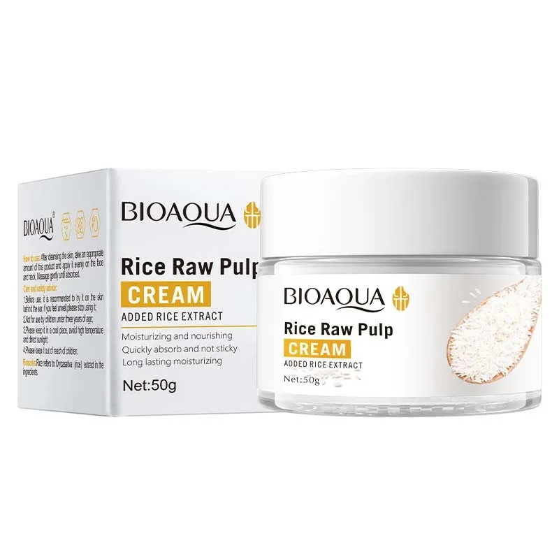 کرم مرطوب کننده بایوآکوا مدل Rice Raw حجم 50 میلی لیتر