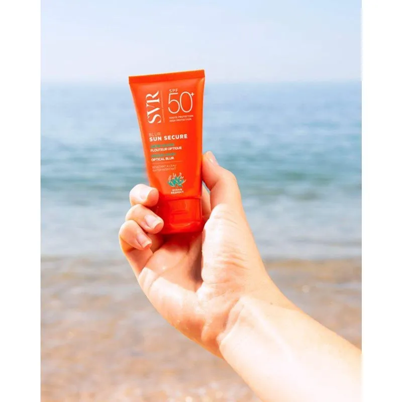 کرم ضد آفتاب بدون رنگ اس وی آر SPF 50 مدل سان سیکور ‌مناسب پوست‌های چرب حجم 40 میلی‌لیتر - تصویر 2