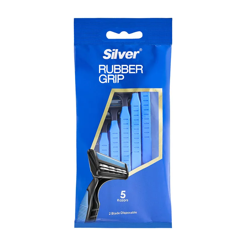 خود تراش سیلور مدل Rubber Grip بسته 5 عددی - تصویر 2