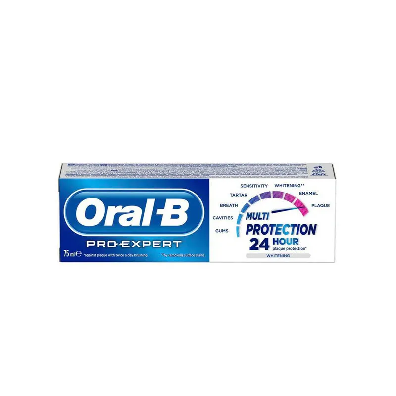 خمیر دندان اورال-بی سری Pro-Expert مدل whitening new حجم 75 میلی لیتر