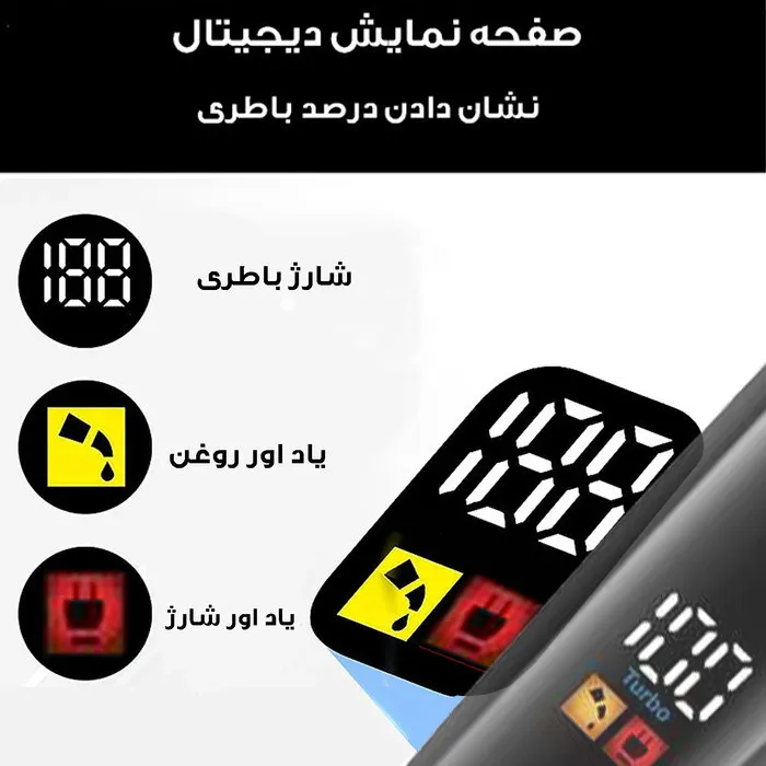 ماشین اصلاح موی سر و صورت اچ تی سی مدل ISO9001 - تصویر 2