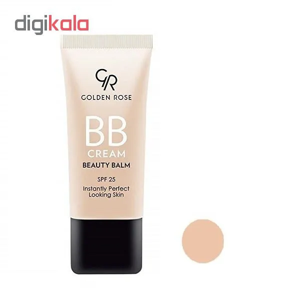 کرم پودر BB گلدن رز شماره 02 حجم 30 میلی لیتر - تصویر 2