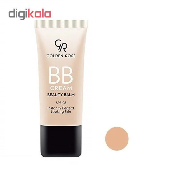 کرم پودر BB گلدن رز شماره 03 حجم 30 میلی لیتر - تصویر 2