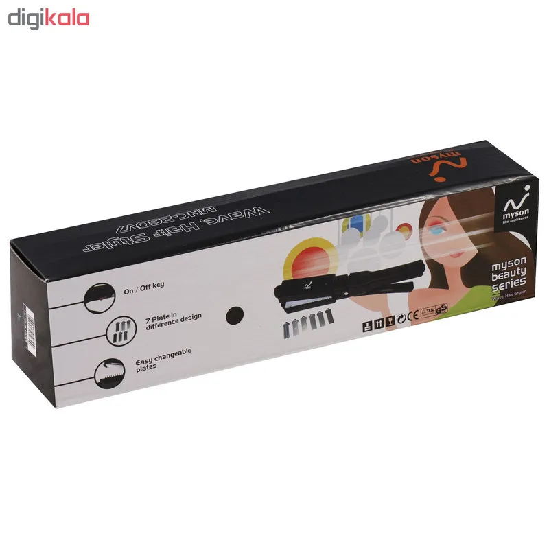 اتوی مو مایسان مدل 260v7 - تصویر 6