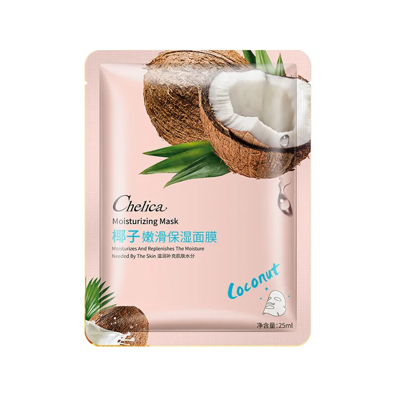 ماسک صورت چلیکا مدل مرطوب کننده و بازسازی حجم 25 میلی لیتر بسته 4 عددی - تصویر 2
