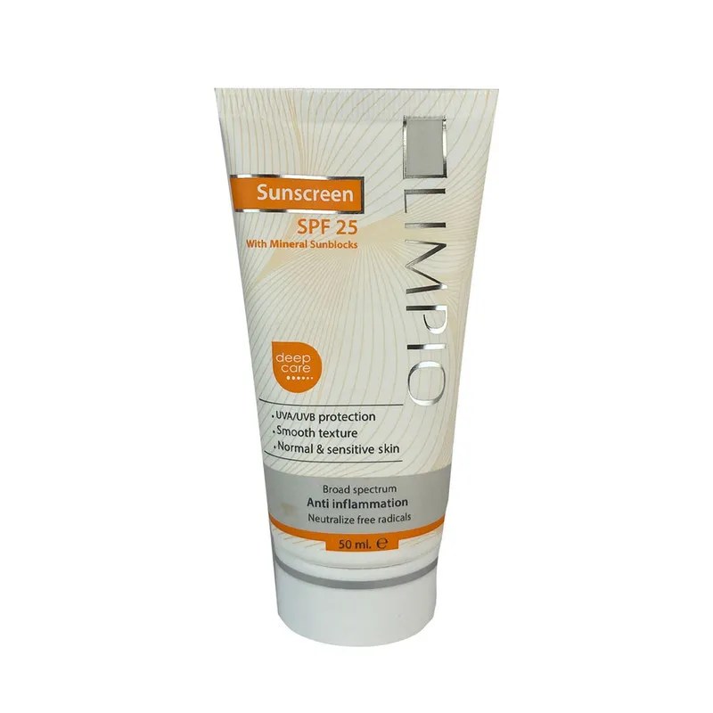 کرم ضد آفتاب بدون رنگ لیمپیو SPF 25 مدل UVA/UVB ‌مناسب انواع پوست حجم 50 میلی‌لیتر - تصویر 2