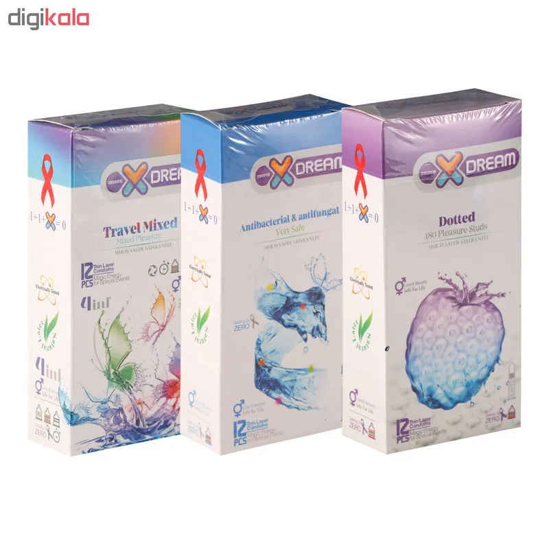 کاندوم ایکس دریم کد X200 مجموعه 3 عددی - تصویر 2
