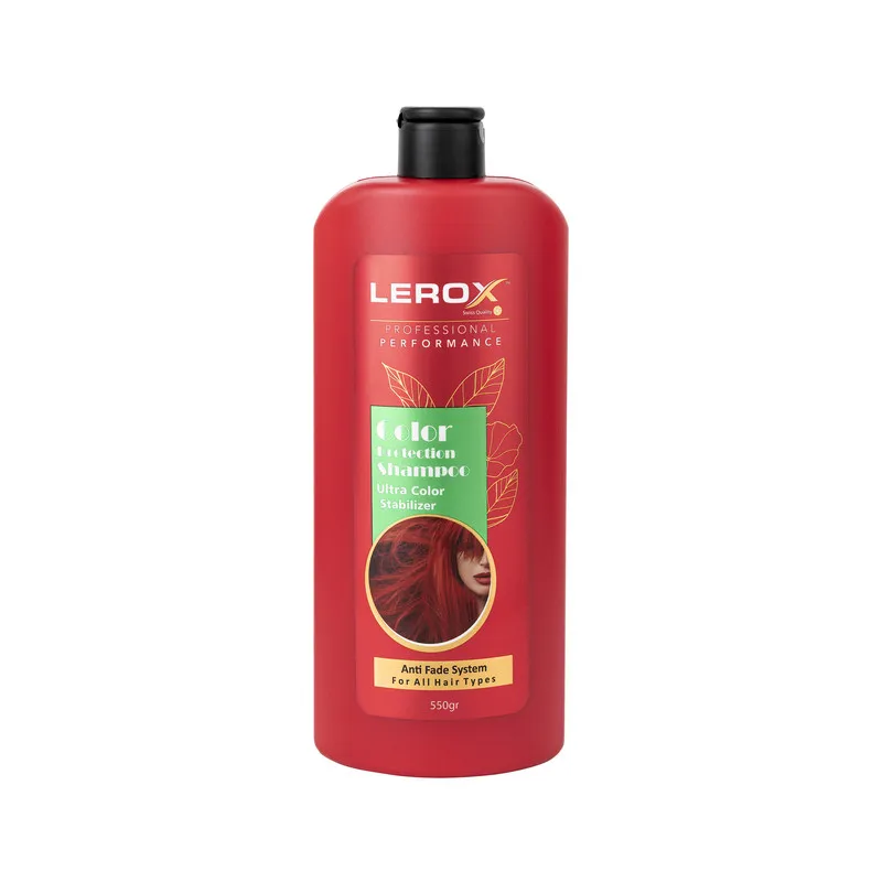 شامپو تثبیت کننده رنگ مو لروکس مدل Color Protection حجم 550 میلی لیتر - تصویر 2