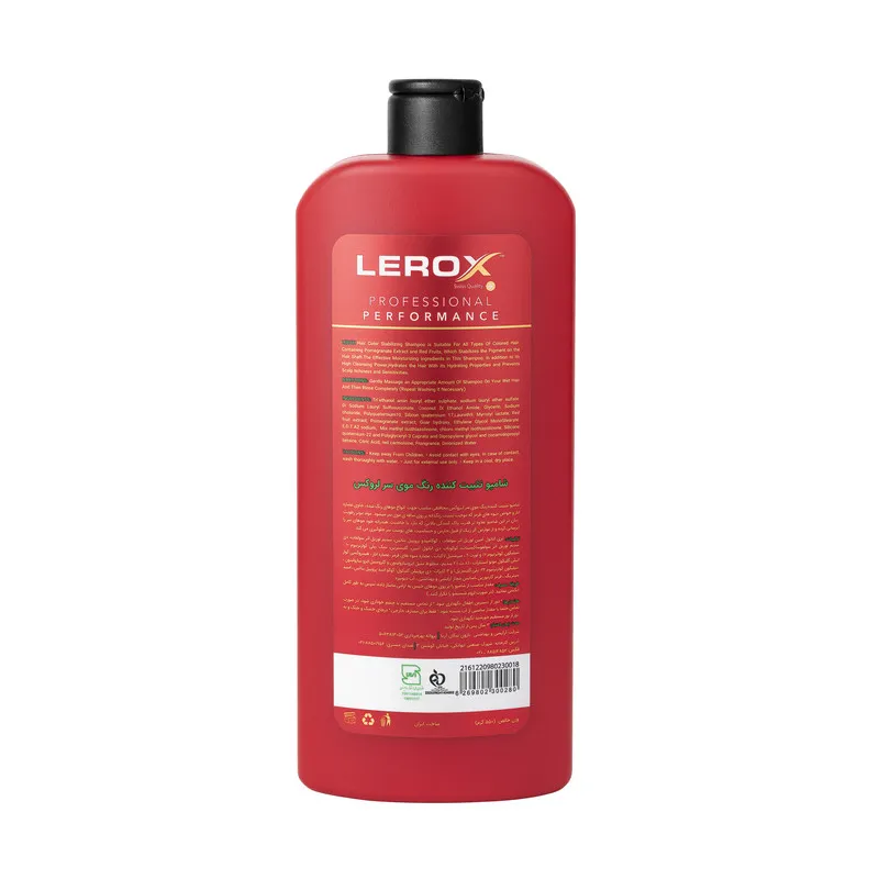 شامپو تثبیت کننده رنگ مو لروکس مدل Color Protection حجم 550 میلی لیتر - تصویر 3