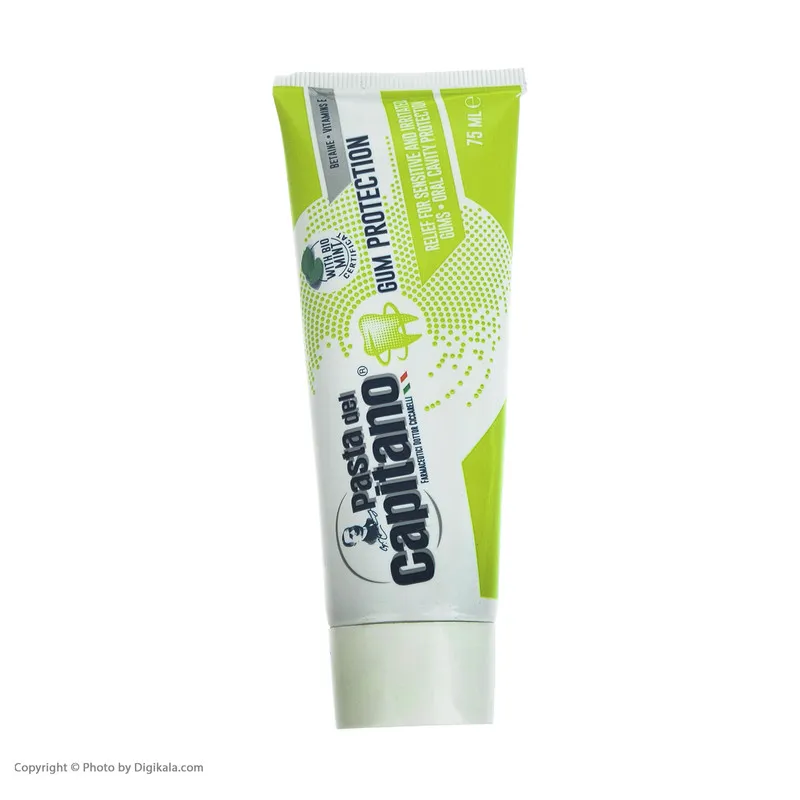 خمیر دندان پاستا دل کاپیتانو مدل Gum Protection حجم 75 میلی لیتر - تصویر 6