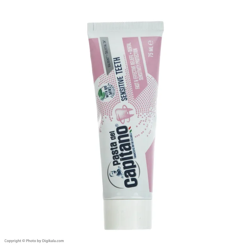 خمیر دندان پاستا دل کاپیتانو مدل Sensitive Teeth حجم 75 میلی لیتر - تصویر 4