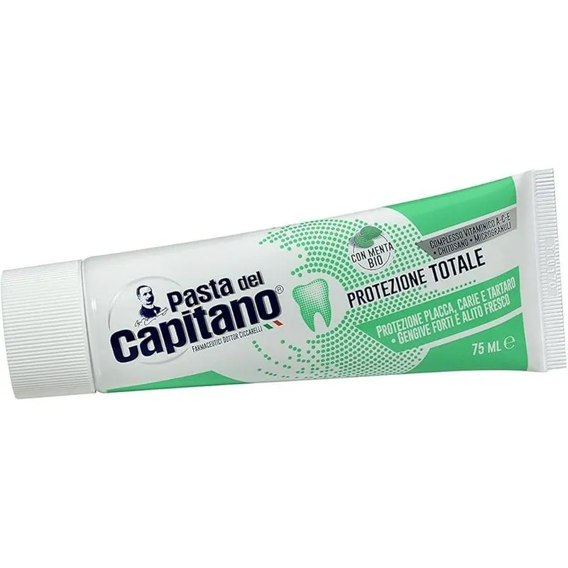 خمیر دندان پاستا دل کاپیتانو مدل Total Protection حجم 75 میلی لیتر - تصویر 3