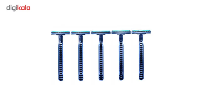 خود تراش ژیلت مدل Blue 2 بسته 5 عددی - تصویر 4