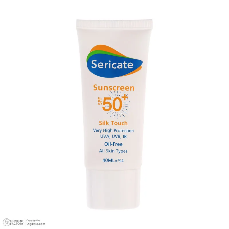 کرم ضد آفتاب بدون رنگ صورت سری کیت SPF50 مدل Silk Touch مناسب برای انواع پوست حجم 40 میلی لیتر - تصویر 4
