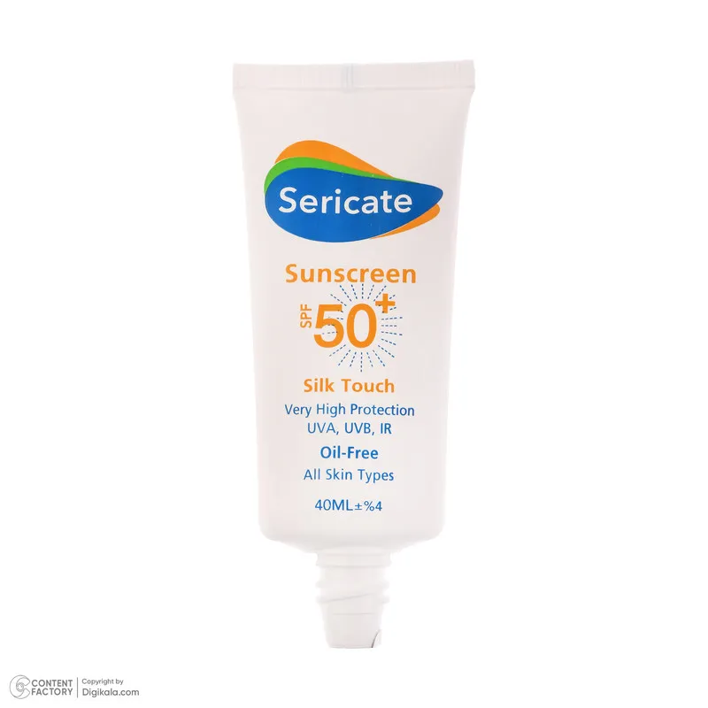 کرم ضد آفتاب بدون رنگ صورت سری کیت SPF50 مدل Silk Touch مناسب برای انواع پوست حجم 40 میلی لیتر - تصویر 5