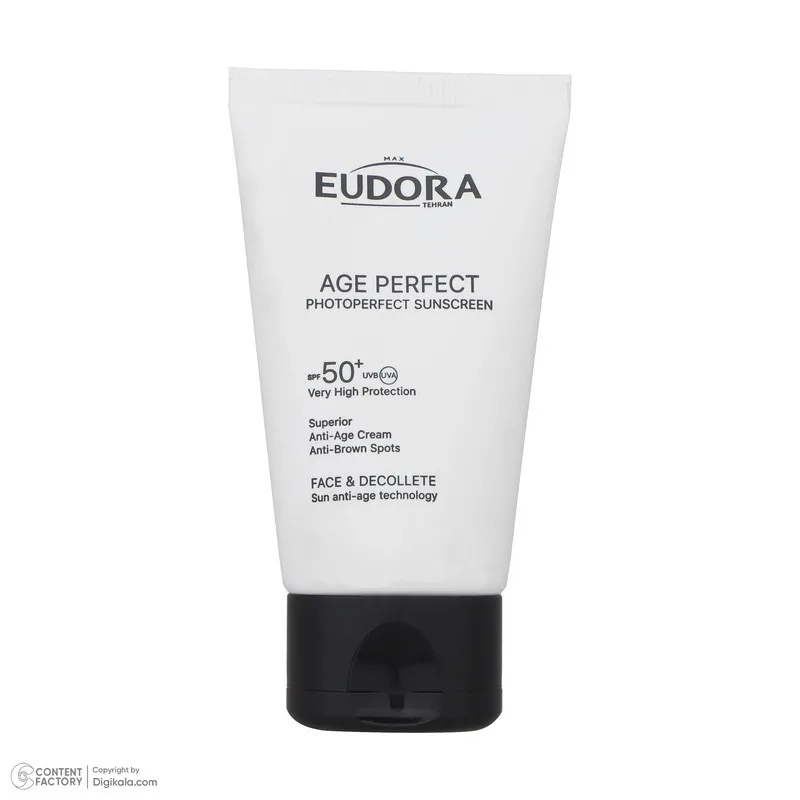 کرم ضد آفتاب بدون رنگ ادورامکس SPF 50 مدل Age Perfect مناسب انواع پوست حجم 40 میلیلیتر - تصویر 3
