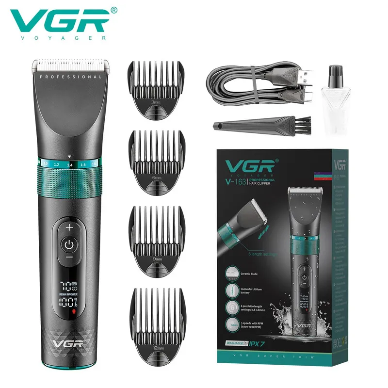 ماشین اصلاح موی سر و صورت وی جی ار مدل V-163 - تصویر 3
