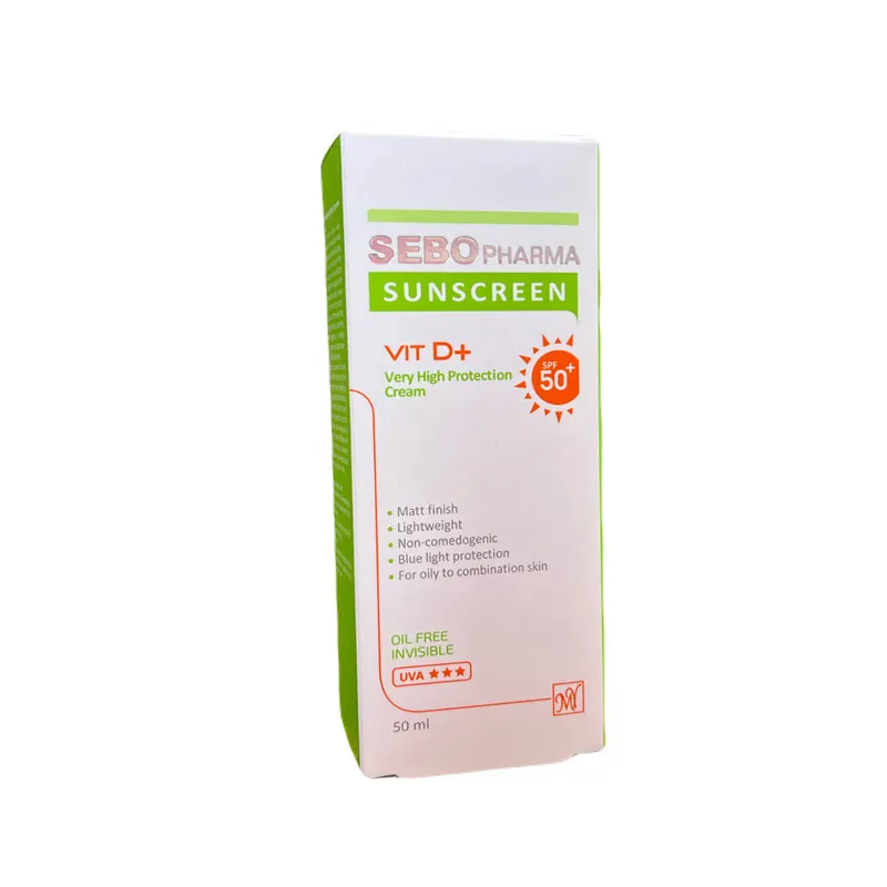 کرم ضد آفتاب بدون رنگ مای spf 50 مدل سبوفارما مناسب انواع پوست حجم 50 میلی لیتر - تصویر 2