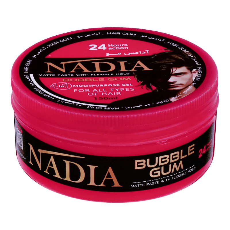 چسب مو نادیا مدل ‌BUBBLE GUM حجم 150 میلی لیتر