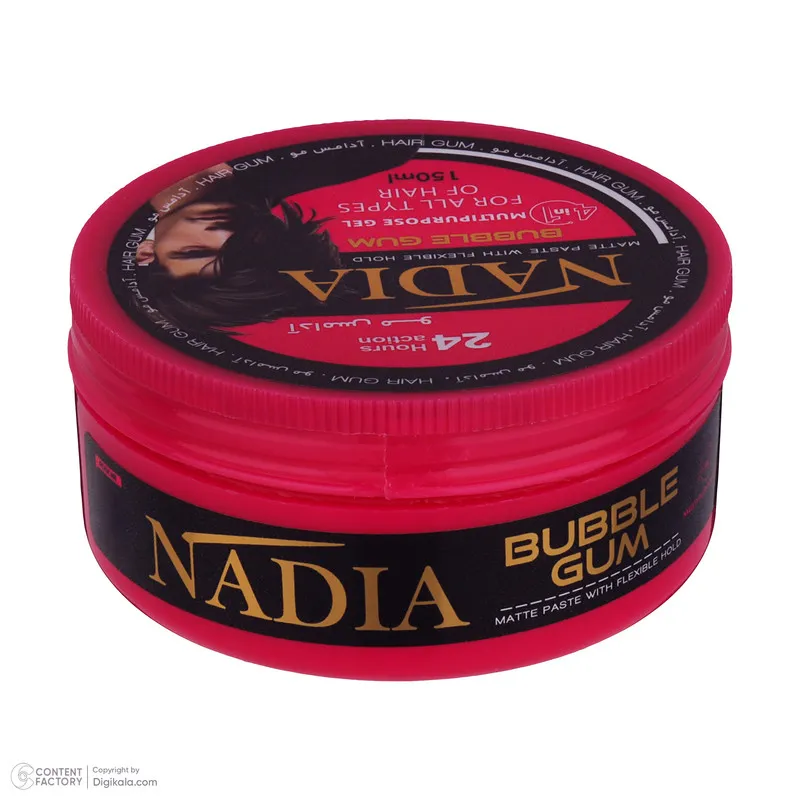 چسب مو نادیا مدل BUBBLE GUM حجم 150 میلی لیتر - تصویر 3