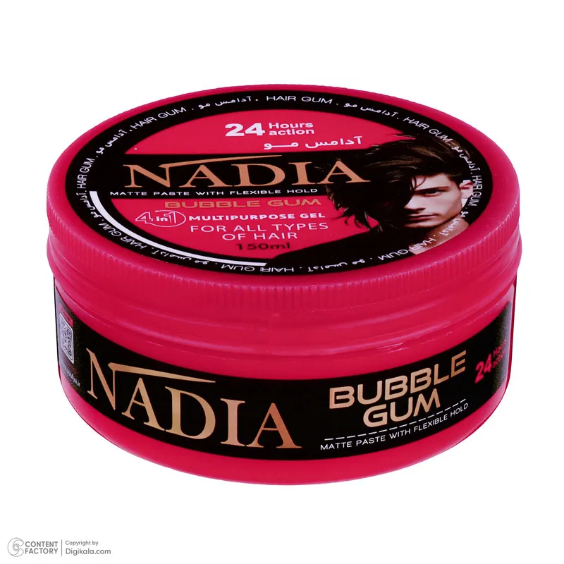 چسب مو نادیا مدل BUBBLE GUM حجم 150 میلی لیتر - تصویر 4