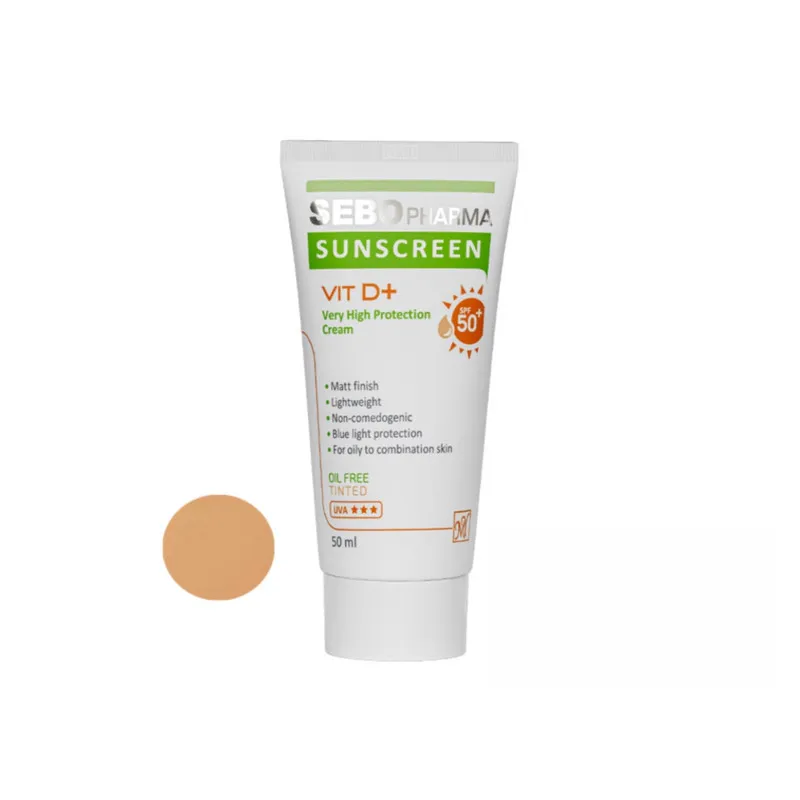 کرم ضد آفتاب رنگی مای SPF 50 مدل سبوفارما مناسب پوست های چرب و مختلط حجم 50 میلی لیتر - تصویر 2