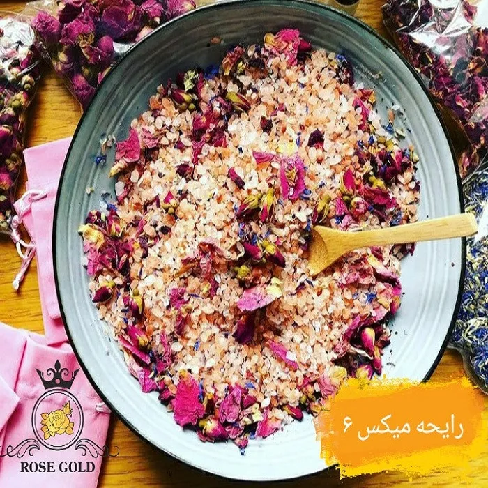 نمک حمام رز گلد مدل Star Mix 6 وزن 1000 گرم - تصویر 5