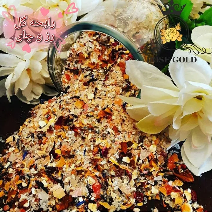  نمک حمام رز گلد مدل Star Mix 6 وزن 1000 گرم - تصویر 3