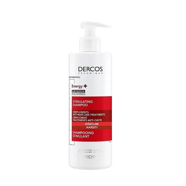 شامپو ضد ریزش مو ویشی مدل Dercos Energy Plus حجم 400 میلی لیتر