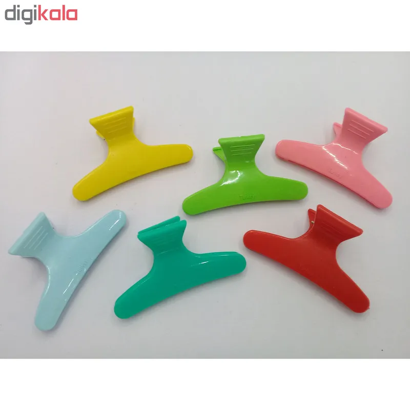 گیره تقسیم مو کد 01 مجموعه 6 عددی - تصویر 2