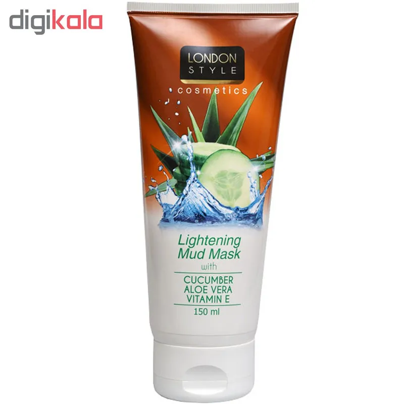 ماسک روشن کننده صورت لندن استایل مدل Lightening Mud حجم 150 میلی لیتر - تصویر 2