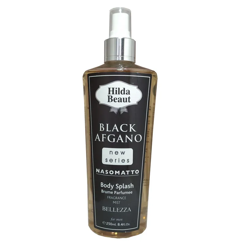 بادی اسپلش هیلدا بیوت مدل BLACK AFGANO حجم 250 میلی لیتر