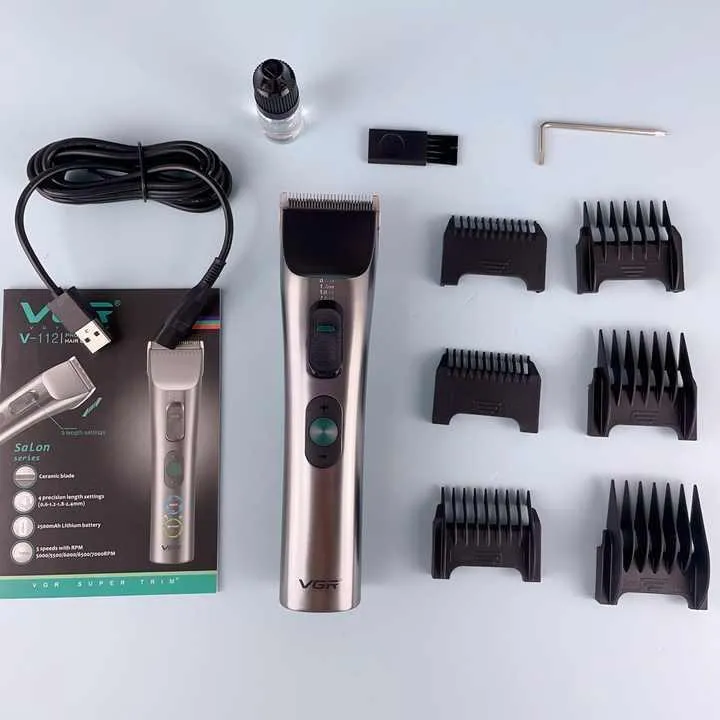 ماشین اصلاح موی سر و صورت وی جی ار مدل V-112 - تصویر 2