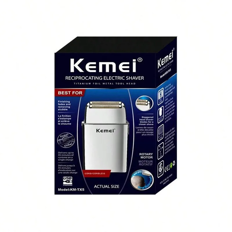 ماشین اصلاح موی صورت و بدن کیمی مدل KM-TX5 - تصویر 6
