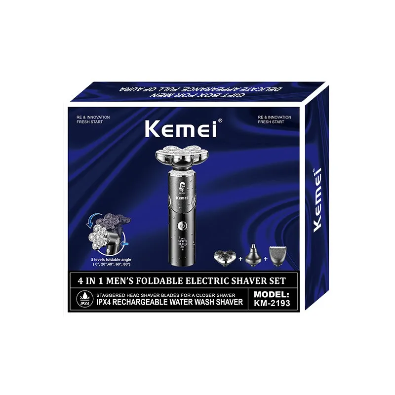 ست ماشین اصلاح موی صورت و بدن کیمی مدل KM-2193 - تصویر 5