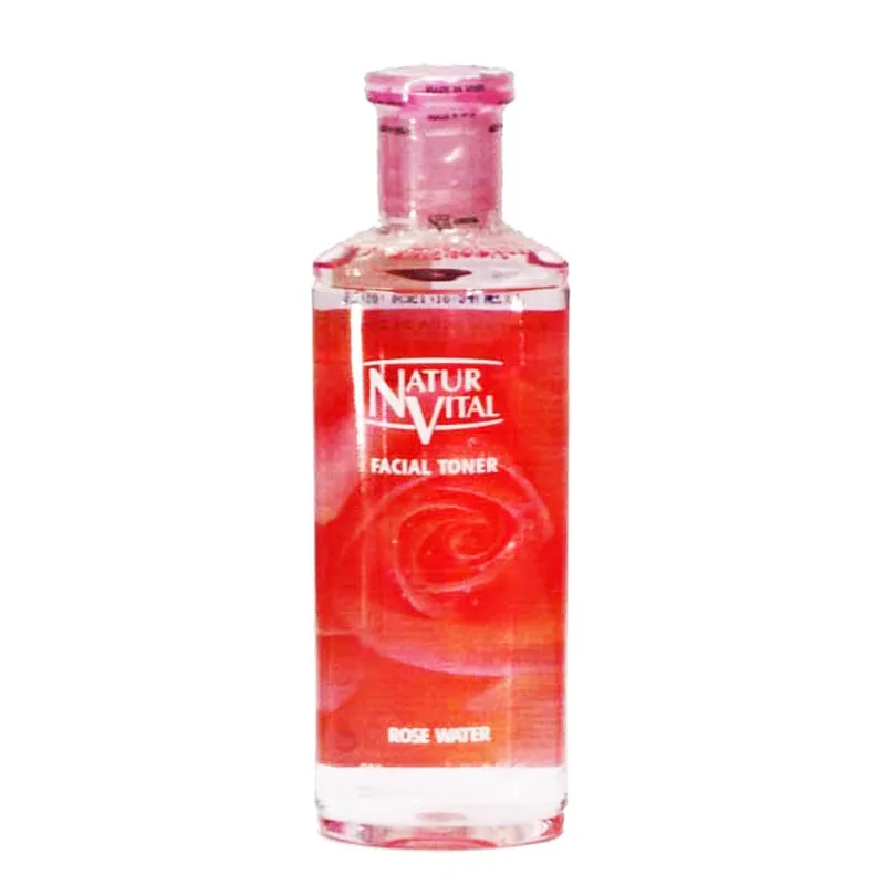 تونر پاک کننده صورت نچرال ویتال مدل Rose Water حجم 250 میلی لیتر