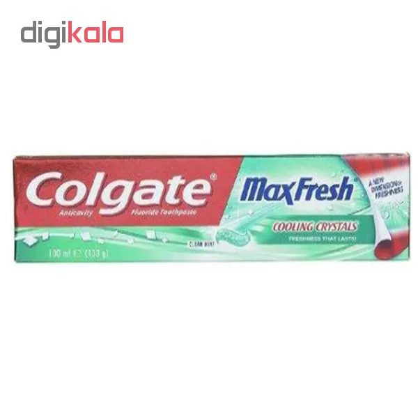 خمیر دندان کلگیت مدل Max Fresh مجموعه 2 عددی حجم 125 میلی لیتر - تصویر 4