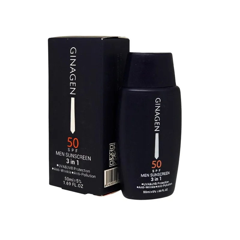 کرم ضد آفتاب بدون رنگ ژیناژن SPF 50 مدل 3in1 مناسب برای انواع پوست حجم 50 میلیلیتر - تصویر 2