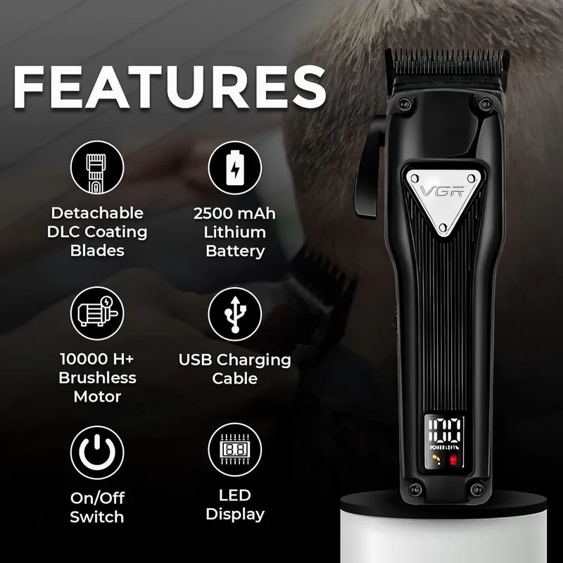 ماشین اصلاح موی سر وی جی ار مدل v-137 - تصویر 3