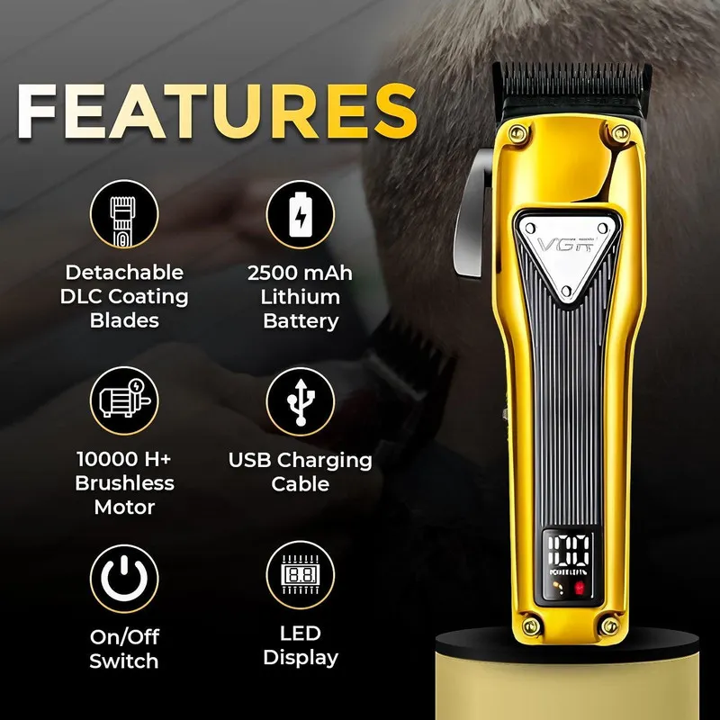 ماشین اصلاح موی سر وی جی ار مدل v-137 - تصویر 4